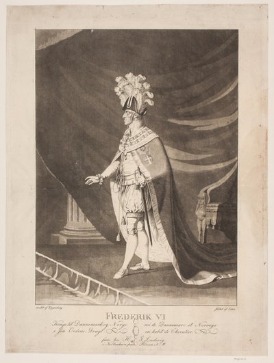 Frederik VI i ordensdragt de Johannes Senn