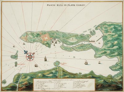 Mapa de Puerto Rico de Johannes Vingboons