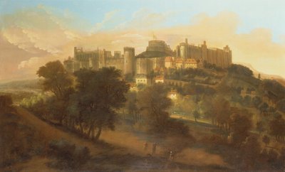 Una vista del castillo de Windsor desde el sur de Johannes Vorsterman