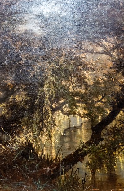 Alemán: Der Teich in Osterbeek El estanque de Oosterbeek de Johannes Warnardus Bilders