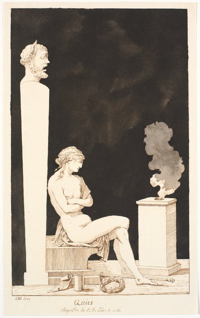 "Quies / Augustin de C.D. Libr: 4.c.16" de Johannes Wiedewelt