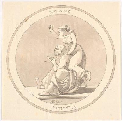 "SOCRATES / PATIENTIA" de Johannes Wiedewelt