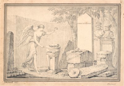 Viñeta de título para Snorre Sturleson (ed. G. Schiøning): Heimskringla, Vol. I, 1778 de Johannes Wiedewelt