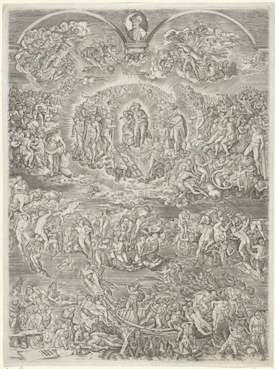 juicio final de Johannes Wierix