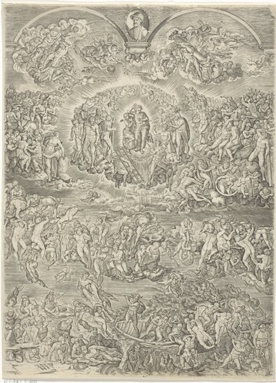 juicio final de Johannes Wierix