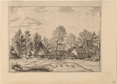 Granja con portal de Johannes and Lucas van Doetechum after Master of the Small Landscapes