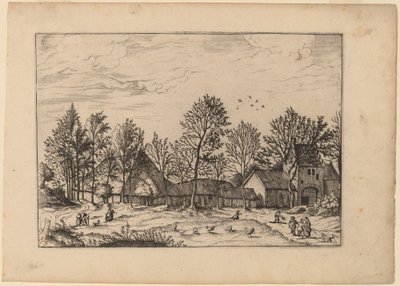 Granja con portal de Johannes and Lucas van Doetechum after Master of the Small Landscapes