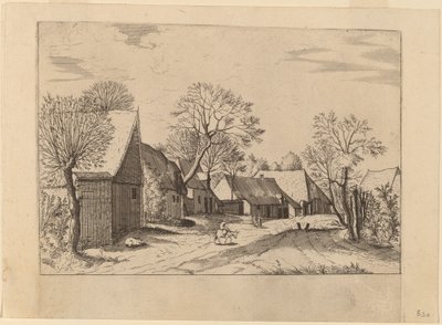 Granjas y Cobertizo de Johannes and Lucas van Doetechum after Master of the Small Landscapes