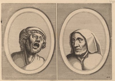 "Hansje Singh en Veldt" y "Blaeuwe Aecht" de Johannes and Lucas van Doetechum after Pieter Bruegel the Elder