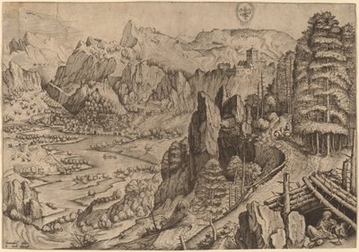 Magdalena penitente de Johannes and Lucas van Doetechum after Pieter Bruegel the Elder