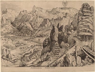 Magdalena Penitente de Johannes and Lucas van Doetechum after Pieter Bruegel the Elder