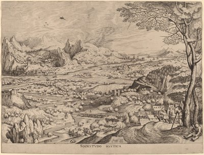 Solicitudo Rustica (Preocupaciones rústicas) de Johannes and Lucas van Doetechum after Pieter Bruegel the Elder