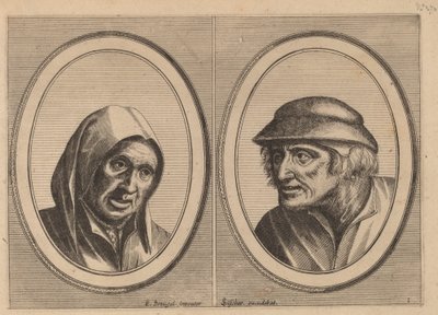 "Susanna Smuls" y "Leuye Joost" de Johannes and Lucas van Doetechum after Pieter Bruegel the Elder