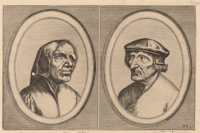 "Trijn Bulle-bacx" y "Voorsichtighe Oenne" de Johannes and Lucas van Doetechum after Pieter Bruegel the Elder
