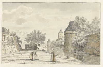 Vista de la torre Plompetoren en Utrecht de Johannes de Bosch