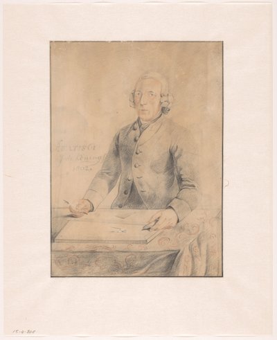 Retrato de Pieter Pickée de Johannes de Koning (signed by artist)