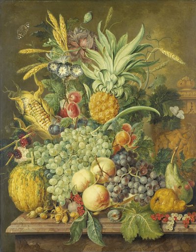 Bodegón con fruta de Johannes or Jacobus Linthorst