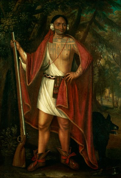 Sa Ga Yeath Qua Pieth Ton, Rey de los Maguas, 1710 de Johannes or Jan Verelst