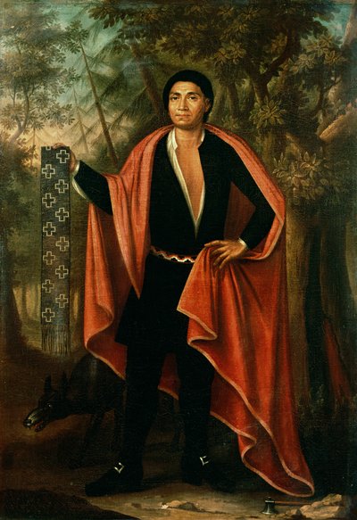 Tac Yec Neen Ho Gar Ton, emperador de las Seis Naciones, 1710 de Johannes or Jan Verelst