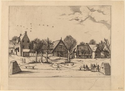 Pueblo Rural de Johannes van Doetechum, the Elder and Lucas