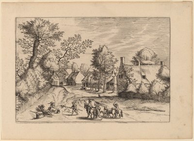 Camino del pueblo de Johannes van Doetechum, the Elder and Lucas