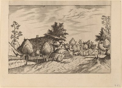 Calle del pueblo de Johannes van Doetechum, the Elder and Lucas