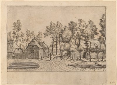 Calle del Pueblo de Johannes van Doetechum, the Elder and Lucas