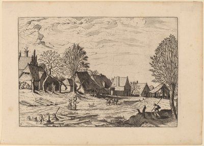 Calle del pueblo de Johannes van Doetechum, the Elder and Lucas