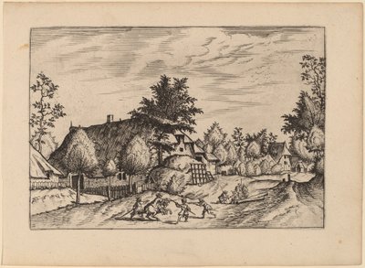 Calle del pueblo de Johannes van Doetechum, the Elder and Lucas