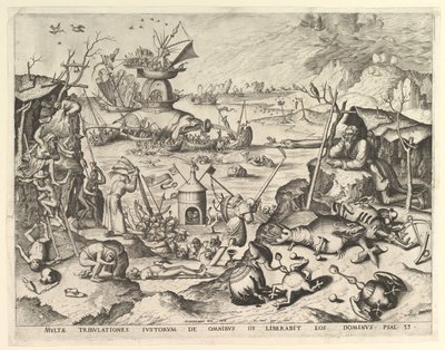 La tentación de San Antonio de Johannes and Lucas van Doetecum