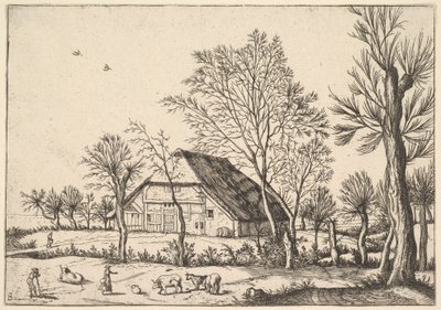 Granja, de Los Pequeños Paisajes de Johannes van Doetecum I