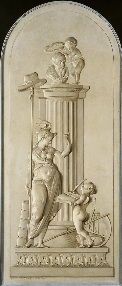 Alegoría de la libertad de Johannes van Dregt (signed by artist)