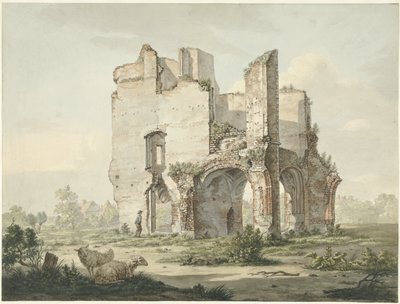 Las ruinas de la Abadía de Rijnsburg de Johannes van Lexmond