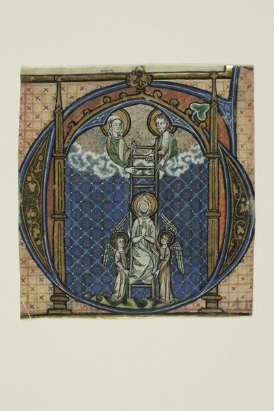 La Ascensión de Santo Domingo en una "G" inicial historiada de un Gradual de Johannes von Valkenburg