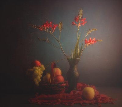 Flores y frutas clásicas de John-Mei Zhong