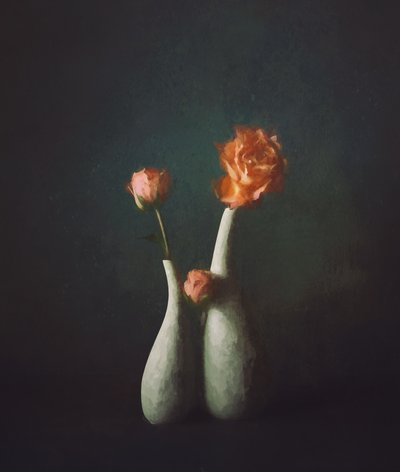 Jarrones «Moody Rose» de John-Mei Zhong