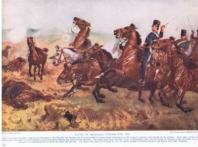 La batalla de Balaclava de John (after) Charlton
