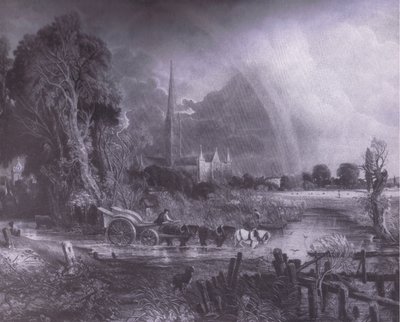 Catedral de Salisbury desde los prados, Anuario de Bibbys de John (after) Constable