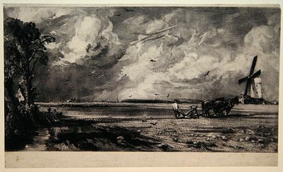 Primavera, grabado por David Lucas, c.1829 de John (after) Constable