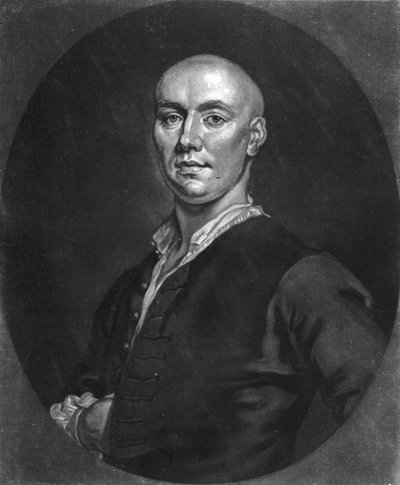 Mr John Broughton (grabado por J. Faber el Joven) de John (after) Ellys