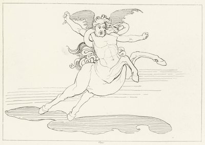 Caco, Infierno, Canto 25 de John (after) Flaxman