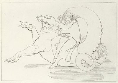 Gerión, Infierno, Canto 17 de John (after) Flaxman