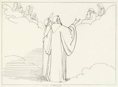Orden de los Patriarcas, Paraíso, Canto 32 de John (after) Flaxman