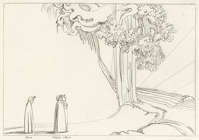 Región de la Intemperancia, Purgatorio, Canto 22 de John (after) Flaxman