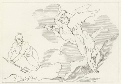Cima de Malebolge, Infierno, Canto 21 de John (after) Flaxman
