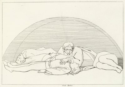 La muerte de Ugolino, Infierno, Canto 33 de John (after) Flaxman