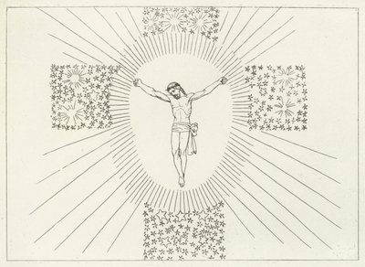 La cruz gloriosa, Paraíso, Canto 14 de John (after) Flaxman