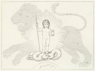 El Salvador Infante, Paraíso, Canto 16 de John (after) Flaxman