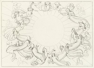 El Sol, Paraíso, Canto 12 de John (after) Flaxman