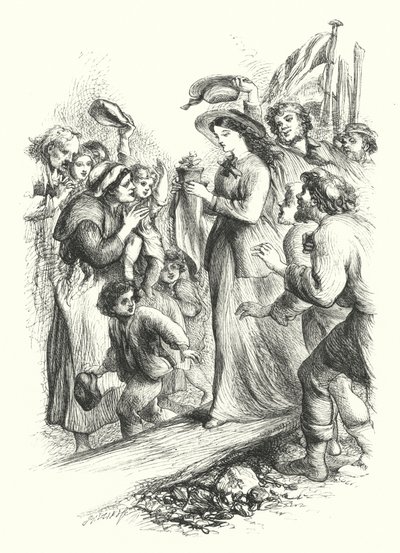 El desembarco de la prímula de John (after) Gilbert